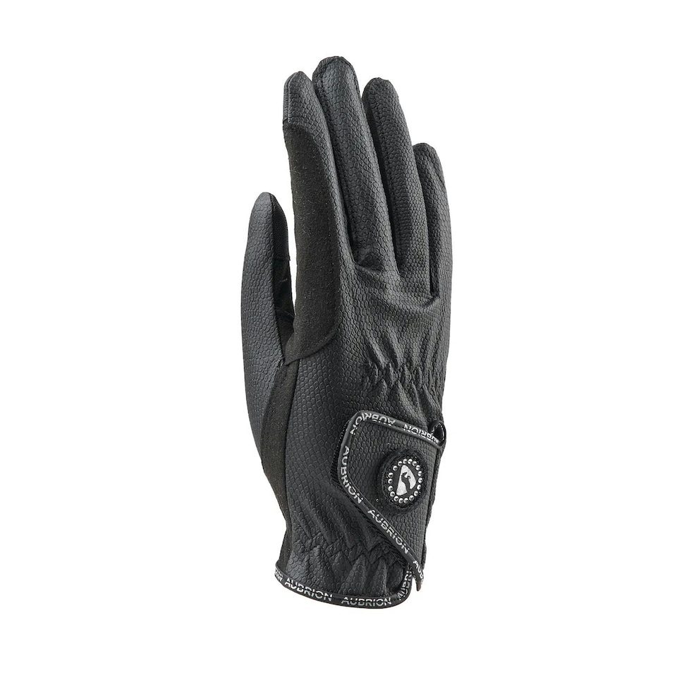 image 1 of Aubrion Unisex Adult Aachen Riding Gloves - Black - L Black | L