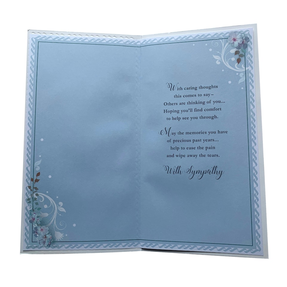 image 1 of On The Loss of Your Daughter With Deepest Sympathy Soft Whispers Card