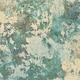 image 2 of Patina Concrete Effect Wallpaper in Teal and Ochre Multi