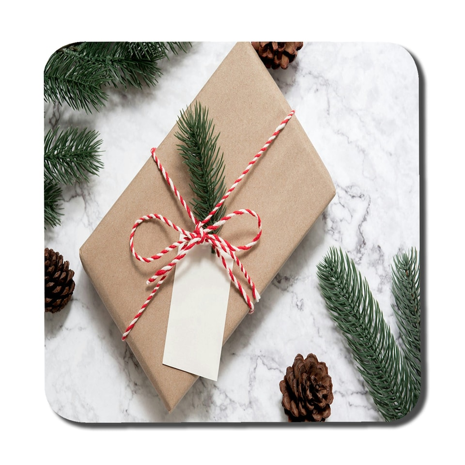 Christmas gift box (coaster)