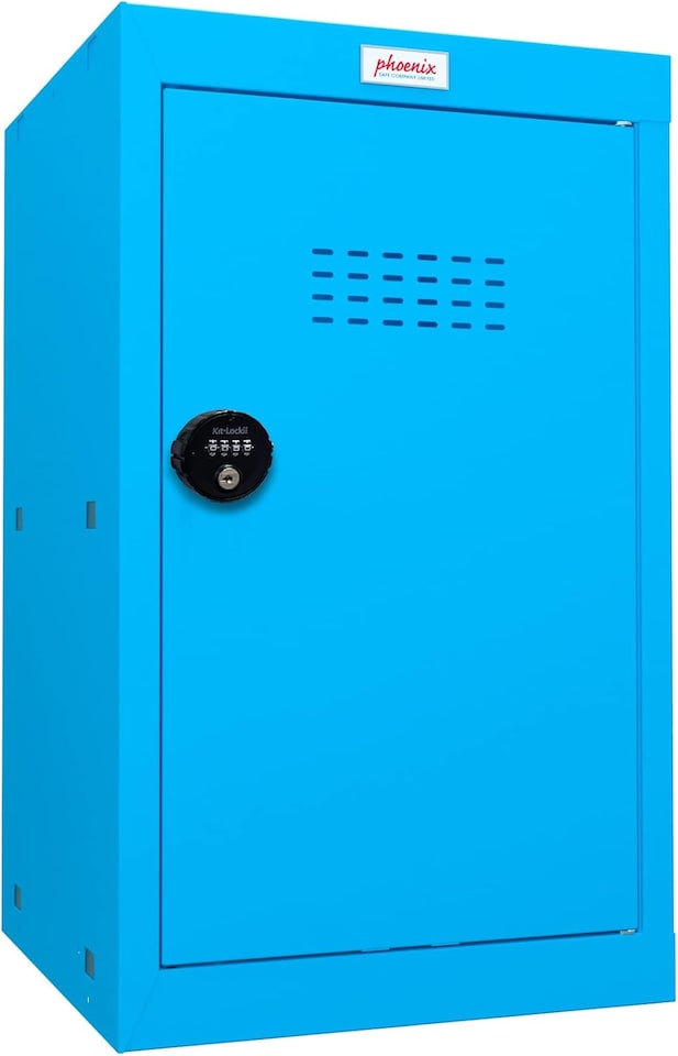image 1 of Phoenix CL Series CL0644BBC Size 3 Cube Locker in Blue with Combination Lock