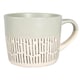 image 5 of Nicola Spring Ceramic Dipped Dash Coffee Mugs - 475ml - Grey - Pack of 6 | Grey | Grey
