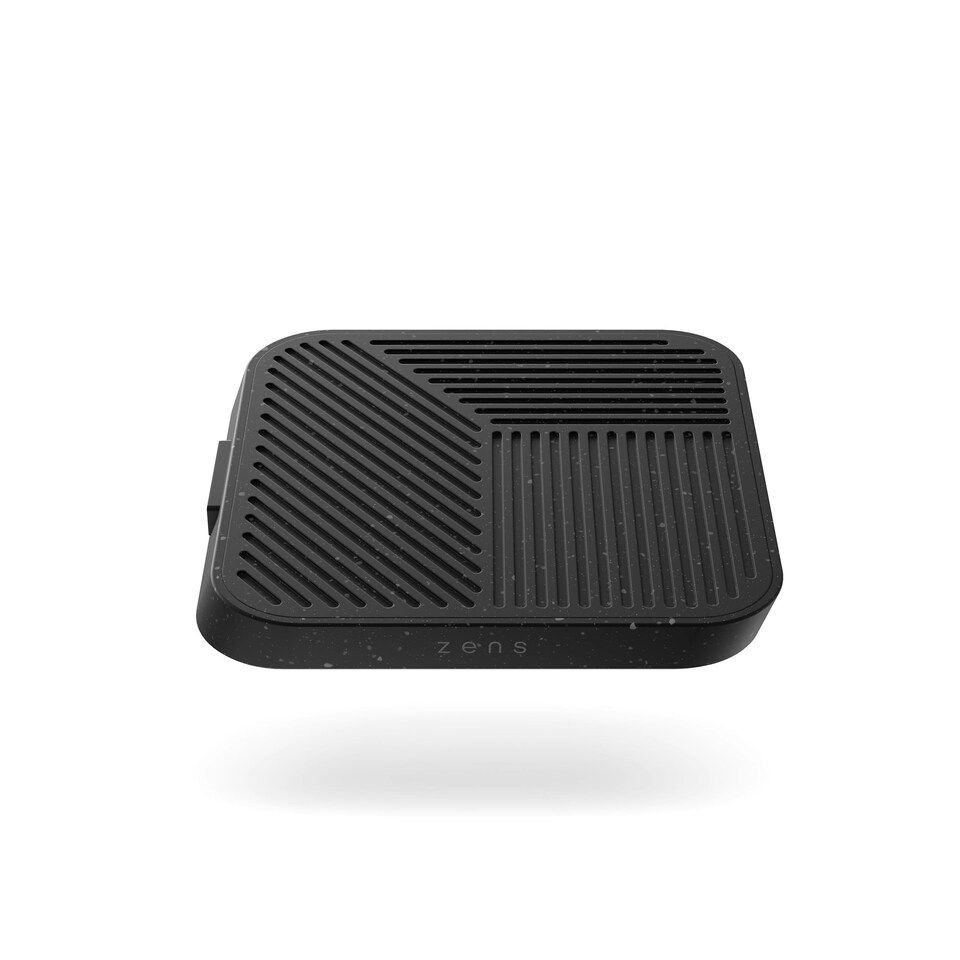 image 1 of Zens Modular Single Wireless Charger Main Station (incl. Wall Charger) - black