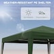 image 3 of Alivio 3 x 3m Patio Pop Up Gazebo, Outdoor Party Wedding Tent Canopy (Green)