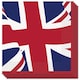 image 1 of Union Jack Luncheon Napkins 33cm 2Ply - Pack of 16