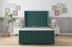 image 1 of Sloomy Marlborough Emerald Plush Bed Frame With Mattress With 50"  Upholstered Wingback Headboard 3' Single