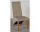 image 7 of Dakota 182 x 92cm Oak Large Dining Table and 6 Lola Fabric Chairs | Grey | Grey