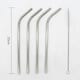 image 2 of Glim Glam Straws Brush Drinks Set Stainless Steel 60pcs