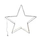 image 7 of 38cm LED Dewdrop Open Star Indoor Outdoor Christmas Decoration in Warm White