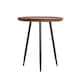 image 6 of Chervey Round Solid Mango Wood Side Table with Tri-Pin Legs Large