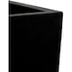 image 3 of Primrose Polystone Tall Grey Flared Square Planter Hand Painted 91cm | Black | Black