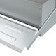 image 4 of KCT 10kg Automatic Chicken Feeder Self Opening Grey Steel Trough Poultry Treadle | Grey | 1