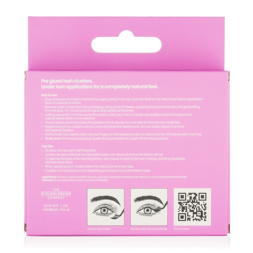 image 1 of Lash FX Press & Go Pre-Glued Cluster Lashes - Milan: Subtle and natural