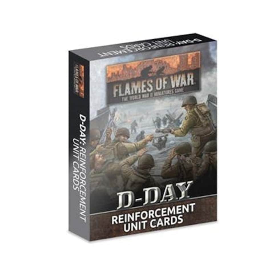 D-Day: Reinforcement Unit Cards (32x Cards)