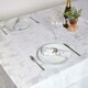 image 6 of Homescapes Silver Stag Christmas Table Cloth - 132 x 274 cm Silver