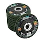 image 2 of 60 Grit Medium Flap Disc Calcined Aluminium Sanding Wheels Discs Type 29 50pk