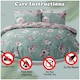 image 3 of VELVETIO Shelby Complete Duvet Cover Set with Fitted Sheet Breathable Bedding Quilt