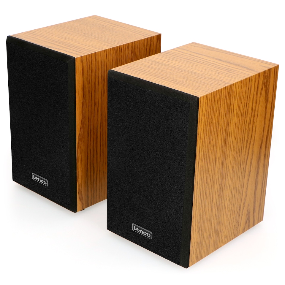 image 1 of LENCO LS-300WD - Turntable with Bluetooth and two separate speakers, wood
