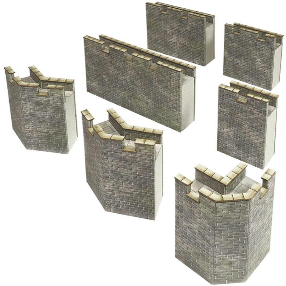 image 1 of Metcalfe Castle Curtain Walls Card Kit
