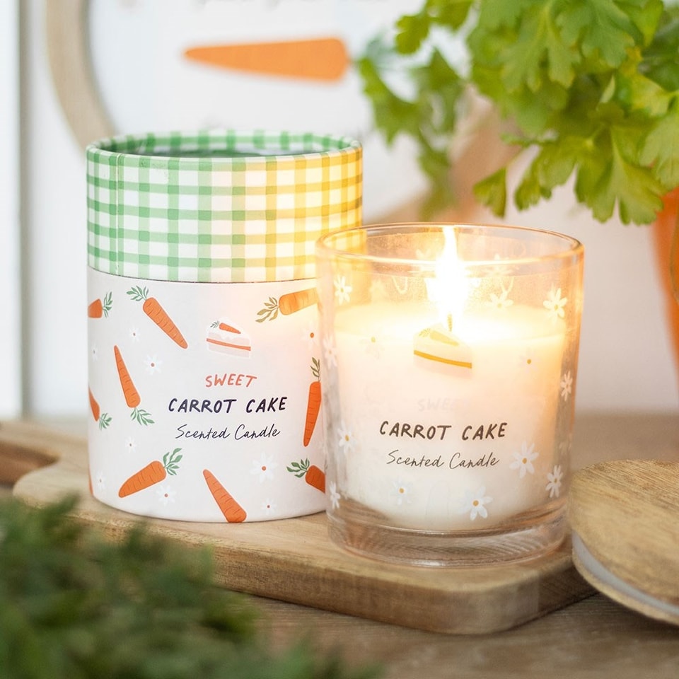 image 1 of Sweet Carrot Cake Candle White | One Size