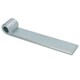 image 3 of HD Strap Tailgate Straight Hinge 160mm Long + 12.5mm Bolt On Gudgeon Pin 6pk Silver