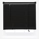 image 3 of FURNISHED Modern PVC Venetian Blinds Durable Window Blinds for Homes and Offices | Black | Black | (W) 45cm x (L) 210cm