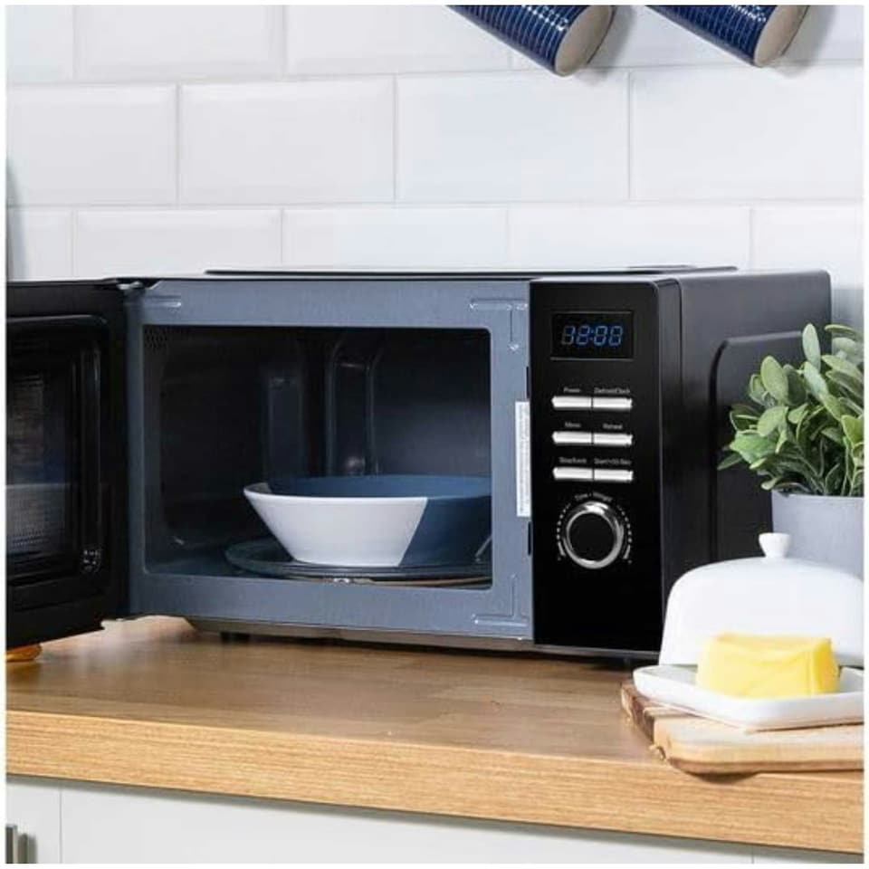 image 1 of Russell Hobbs 20L 800W Compact Solo Microwave in Black - RHMD830MB