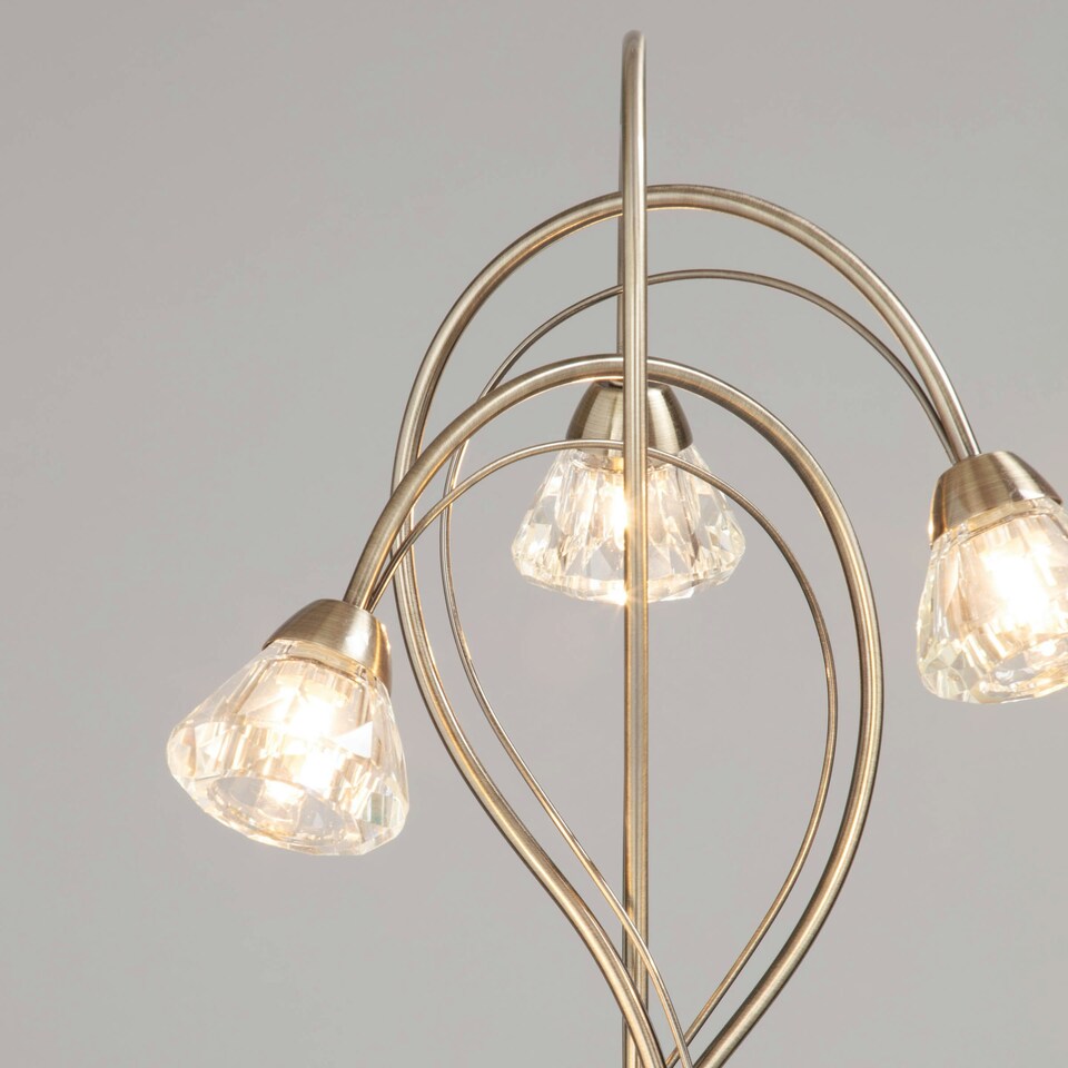 image 1 of BHS Marianne Floor Lamp | Bronze | Antique Brass | 1