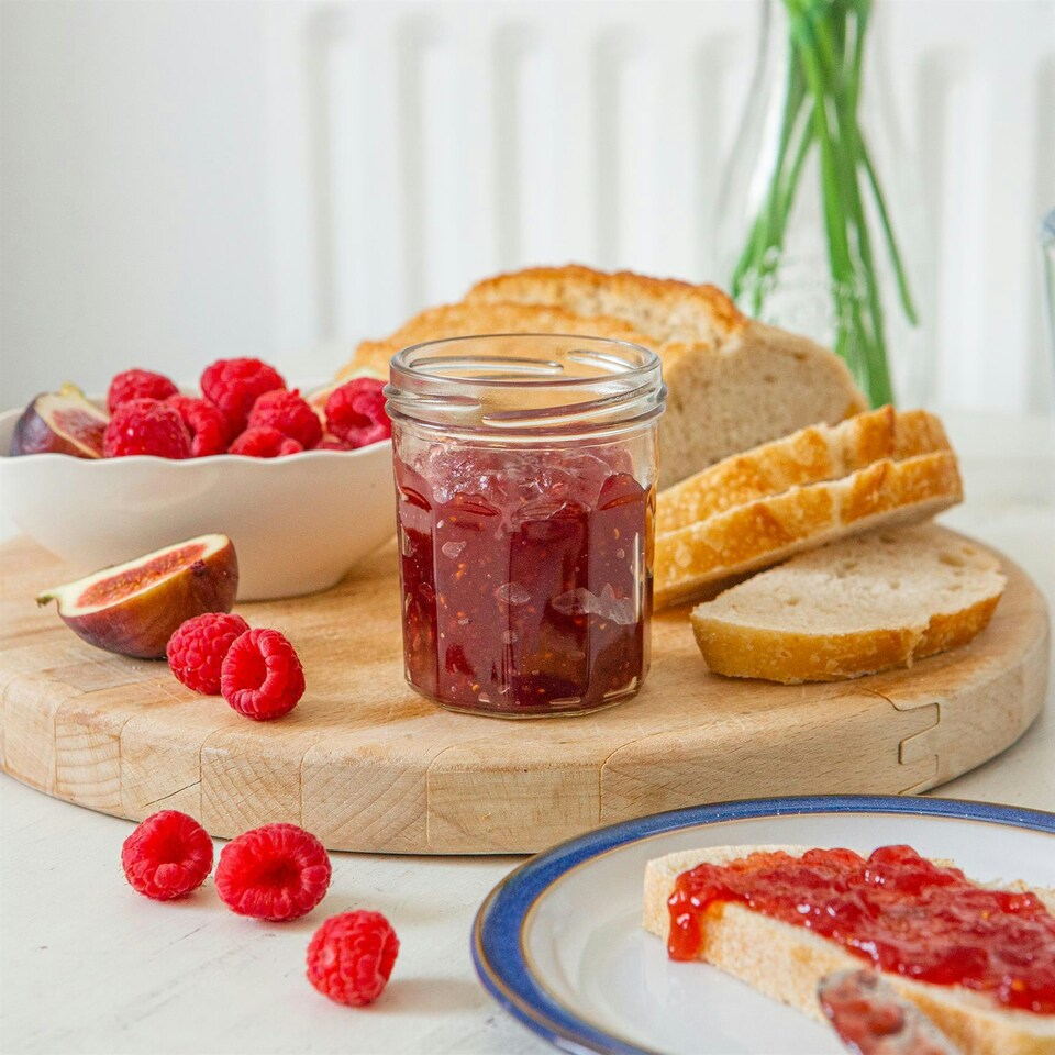 image 1 of Argon Tableware Glass Jam Jars - 150ml - Pack of 6 - Lids Not Included