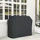 image 9 of Outsunny BBQ Cover for Rectangular Gas Grill, 420D Oxford Fabric Barbecue Covers, Waterproof UV Protection Rip-Proof, with Windproof Drawstring and Hook and Loop Fasteners, Black, 147 x 61 x 120cm