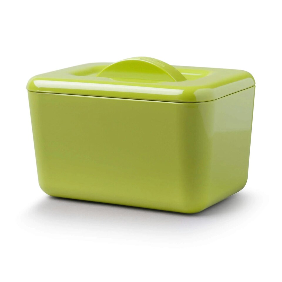 image 1 of Zeal Melamine Insulated Butter Dish with Lid Green | Lime