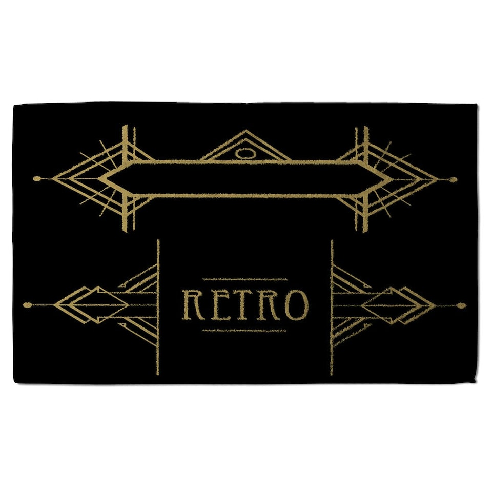 image 1 of Art Deco Retro (Kitchen Towel)