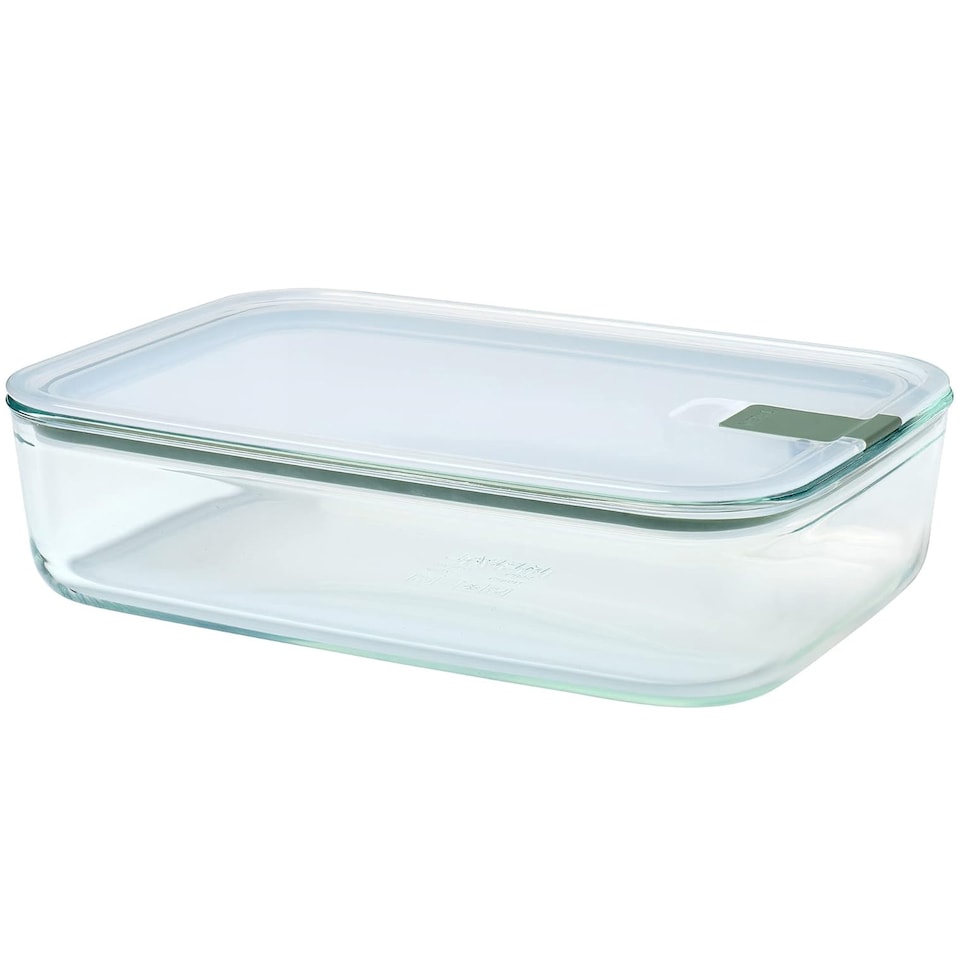 image 1 of Mepal Easyclip Glass Food Storage Box 2250ml - Nordic Sage