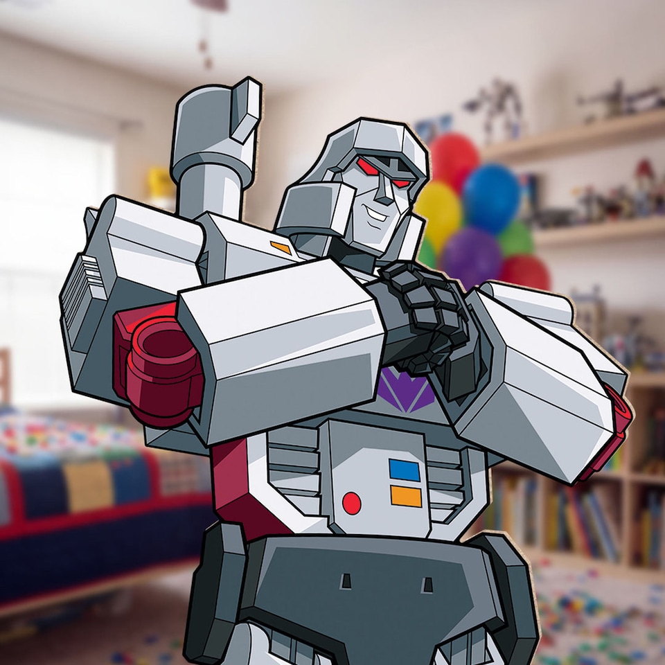 image 1 of Megatron Transformers Animation Lifesize Cardboard Cutout 194cm