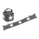 image 1 of Nicola Spring Herringbone Door Stop & Draught Excluder Set - Star