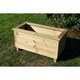 image 2 of Multi Pack of 3 - Trough Planters, Wooden Garden Pot/Tub for Plants - L40 x W80 x H40 cm - Fully Assembled