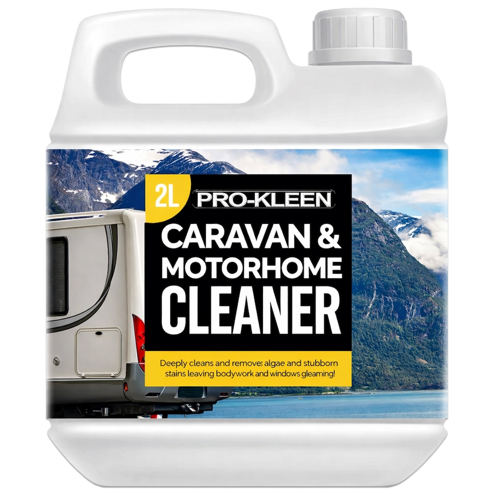 Pro-Kleen Caravan and Motorhome Cleaner Removes Black Streaks Dirt Algae and More Super Easy to Use Formula 2L