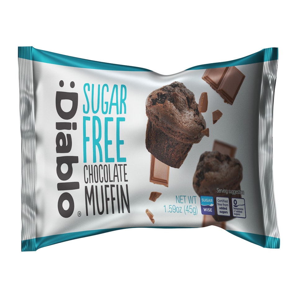 image 1 of Diablo Sugar Free Chocolate Muffin 45g