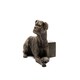 image 3 of Boxer Dog Plant Pot Feet - Set of 3 - L8 x W11 x H7.5 cm Grey