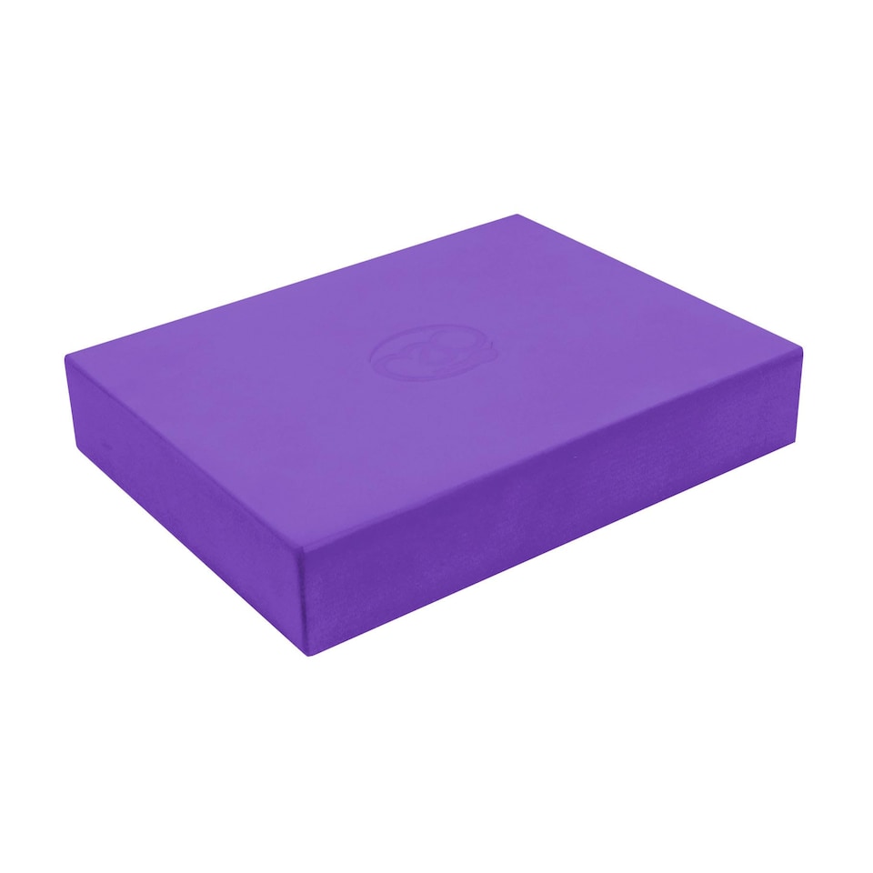 image 1 of Fitness Mad Pilates Block,  Eva Sitting Block For Pilates & Home Workouts, Support For Various Postures, Blue, 35cm X 25cm X 60mm