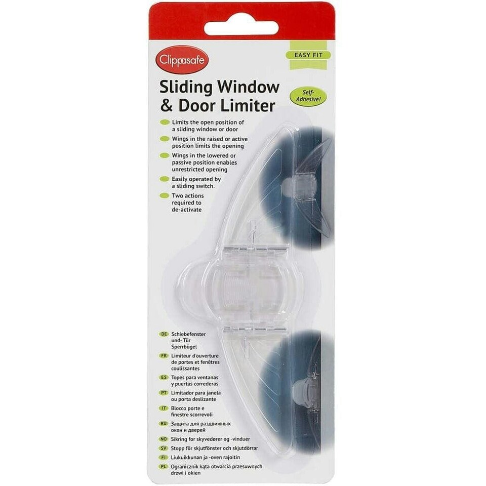 image 1 of Clippasafe Sliding Window & Door Limiter