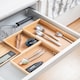 image 2 of Copco Bamboo Drawer Organisers Natural Set of 3