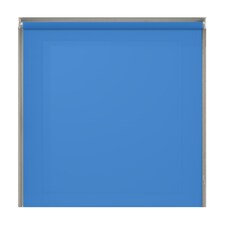 140cm Blue Plain Straight Edge Daylight Roller Blind | Blue | Blue