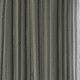 image 5 of OHS Ribbed Fleece Soft Thermal Insulated Panel Pair Eyelet Curtains, 90x90" Black