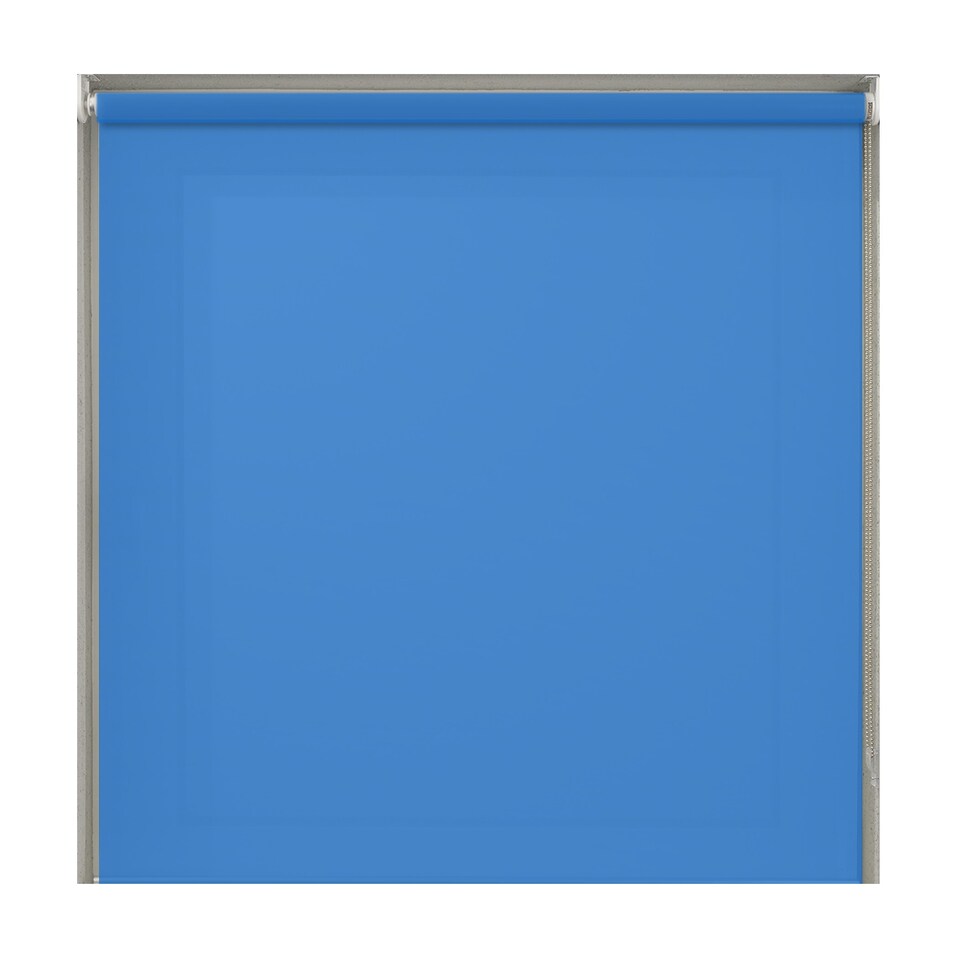 image 1 of 60cm Blue Plain Straight Edge Daylight Roller Blind