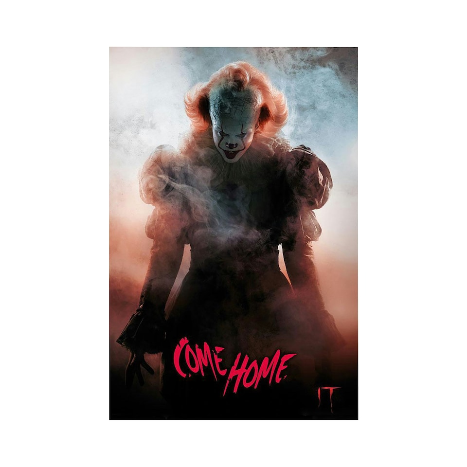 IT Chapter Two Come Home Poster - Black/Red/White - One Size