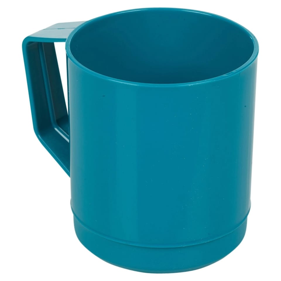 image 1 of 6 Set 260ml Plastic Mug Tumbler Cup & Handle Party BBQ Microwave Dishwasher Safe | Multi | 1 of Each Colour