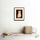 image 2 of Sitting Tabby Julie De Graag Cat Lover 9x7" Black Framed Wall Art Print