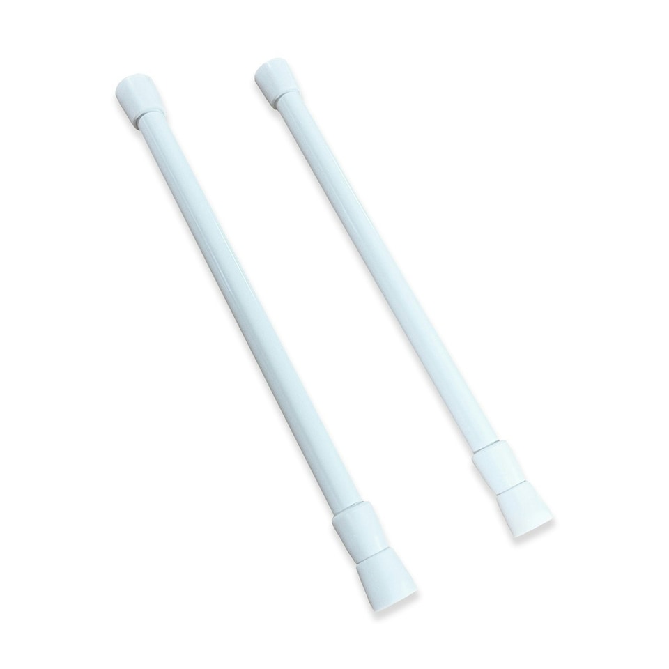image 1 of Telescopic Cupboard & Fridge Storage Bars 26-43cm Pack of two