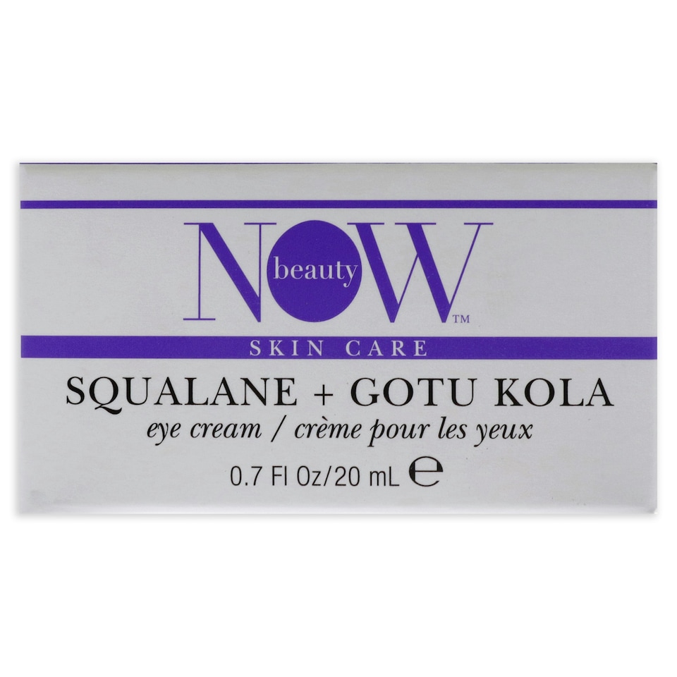 image 1 of Squalane Plus Gotu Kola Eye Cream by NOW Beauty for Unisex - 0.7 oz Cream | White